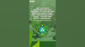 ESG & Scope 3: The Game-Changers in Modern Supply Chains 🌍 | ISM-INDIA Insights #esg#supplychain
