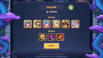 [Idle Heroes] - Tower of Oblivion: Stage 625 cleared