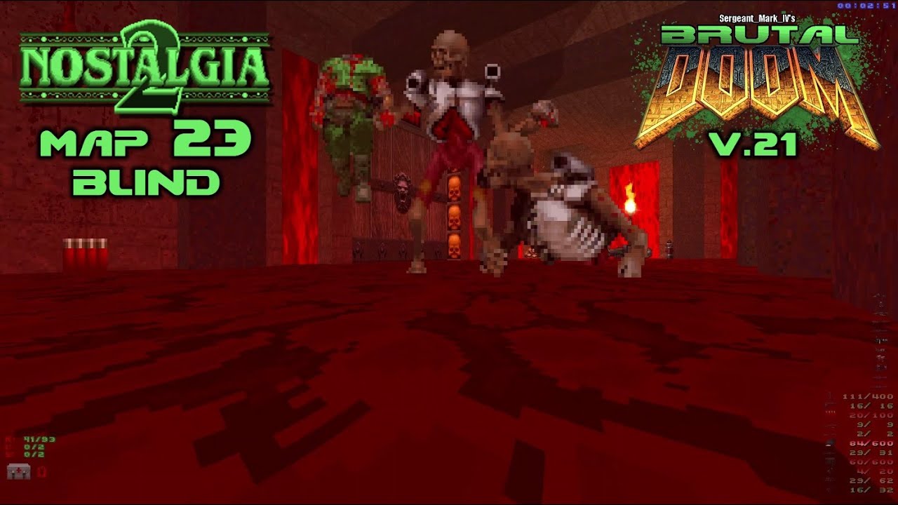 Nostalgia 2 Hard Realism Blind Playthrough: map23 - YouTube