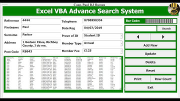 How to Create an Advanced Search System in Excel VBA - Part 1 of 3