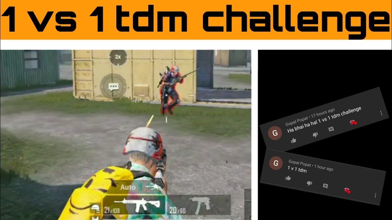 Its 1 vs 1 Match TDM Ultimate Match - YouTube