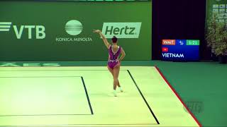 : CASTOLDI Michela (ITA) - 2018 Aerobic Worlds, Guimaraes (POR) - Individual Women Qualifications