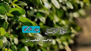 سورة الزمر كاملة عاصم اللحيدان | مكتوبة