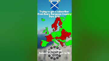 Trying to get a Subscriber from every European Country, Part 3 #shorts #mapper