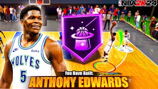 Anthony Edwards is a MENACE in RANDOM REC on NBA 2K24