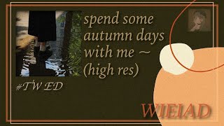 spend some cozy autumn days with me ༄ │ tw ed │ WIEIAD vlog style