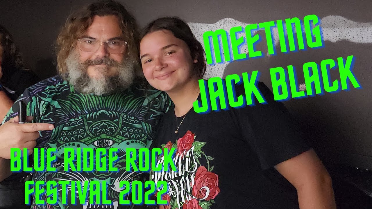 Jack Black Tenacious D Meeting fans at The Blue Ridge Rock Festival 2022