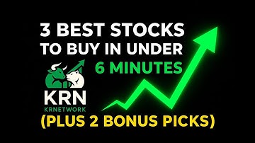 3 Stocks to Buy Right Now (Plus 2 Bonus Risky Picks)