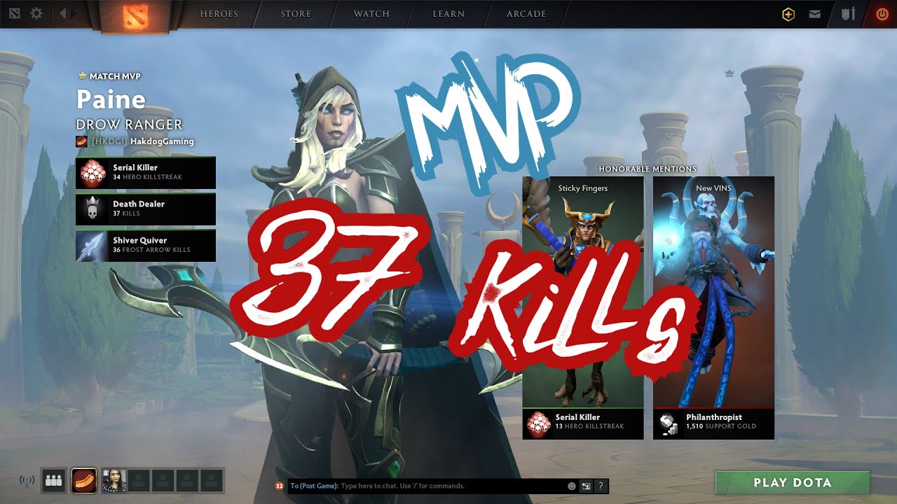 DOTA2 Unranked - [MVP] Drow Ranger (Traxex)#3 07/19/20 - YouTube