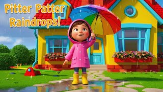 Pitter Patter Raindrops (Falling From The Sky) | Rain Song ☔