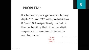 II ECE  RVSP   problems based in binomial and gaussian density functions