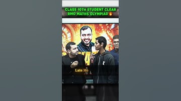 Crack Maths OLYMPIAD in Class 10th😱🔥 #pw #shorts #physicswallah #jeewallah