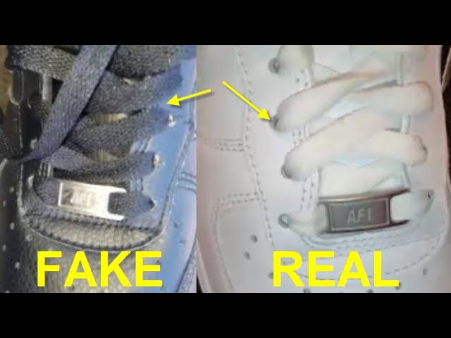 Real vs Good replica Nike Air Force 1 