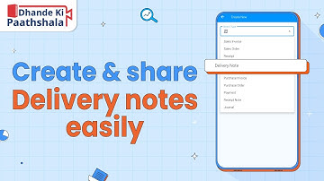 How to add delivery note on the BizAnalyst mobile app | Tally on Mobile | Biz Analyst | Khatabook
