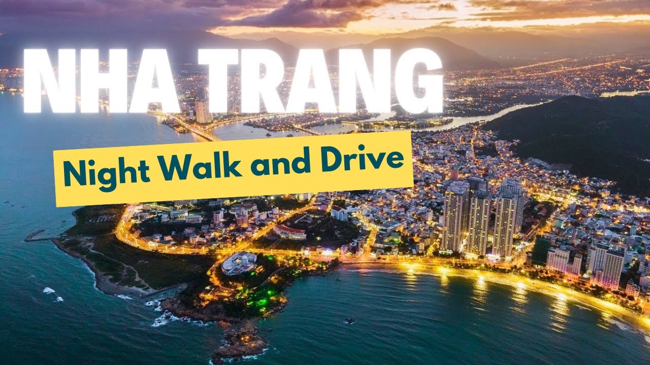 🌙 Nha Trang Night Walk & Drive | Vibrant Nightlife at April 2nd Square! 🚗✨ | 