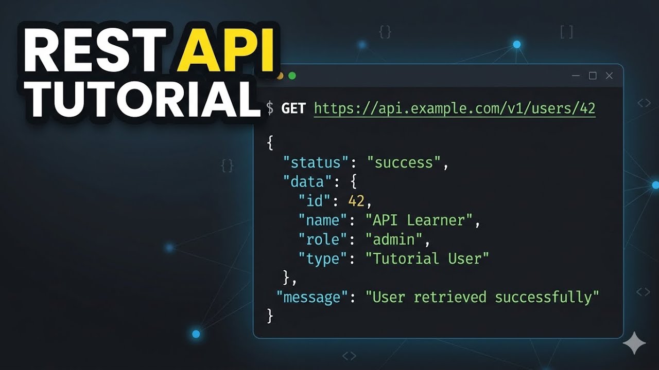 REST API Tutorial: Learn GET & POST Requests for Beginners [2026] - YouTube