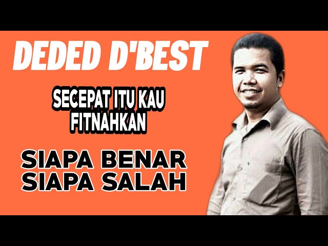 SIAPA BENAR SIAPA SALAH-IWAN#COVER BY DEDED D'BEST LIVE RECORD KN 7000 #LIRIK BY RIDHO PROSOUND class=