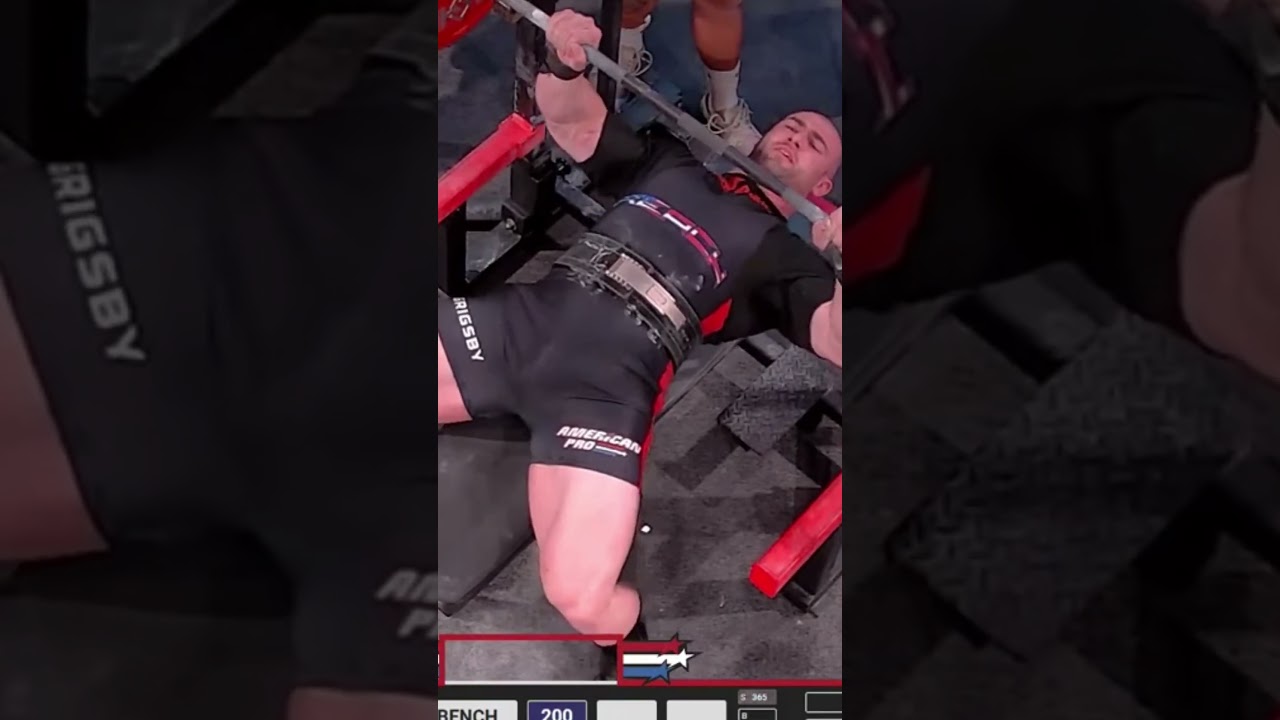 DANNY GRIGSBY 200KG BENCH PRESS