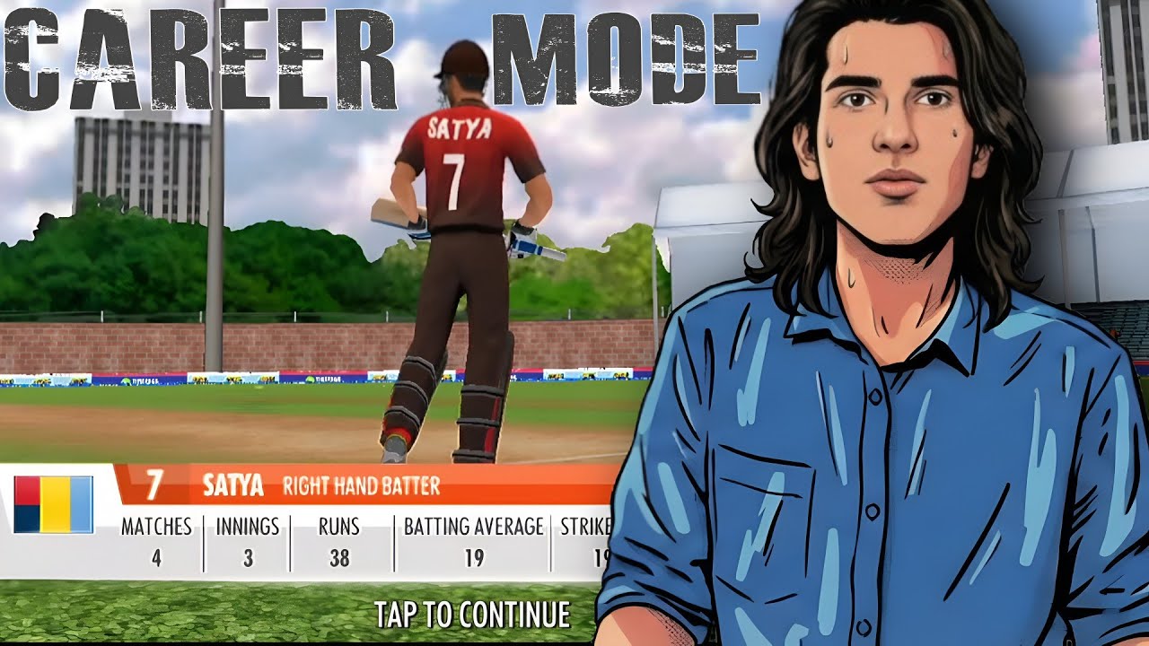 🚨WCC3 CAREER MODE: MATCH 4 ALL ROUNDER PERFORMANCE 💥 | SATYA SKR