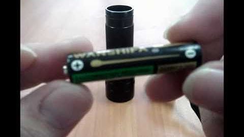 lightake:Romisen RC-L3 Cree 2-Mode 180 Lumens LED Flashlight Black (3xAAA)