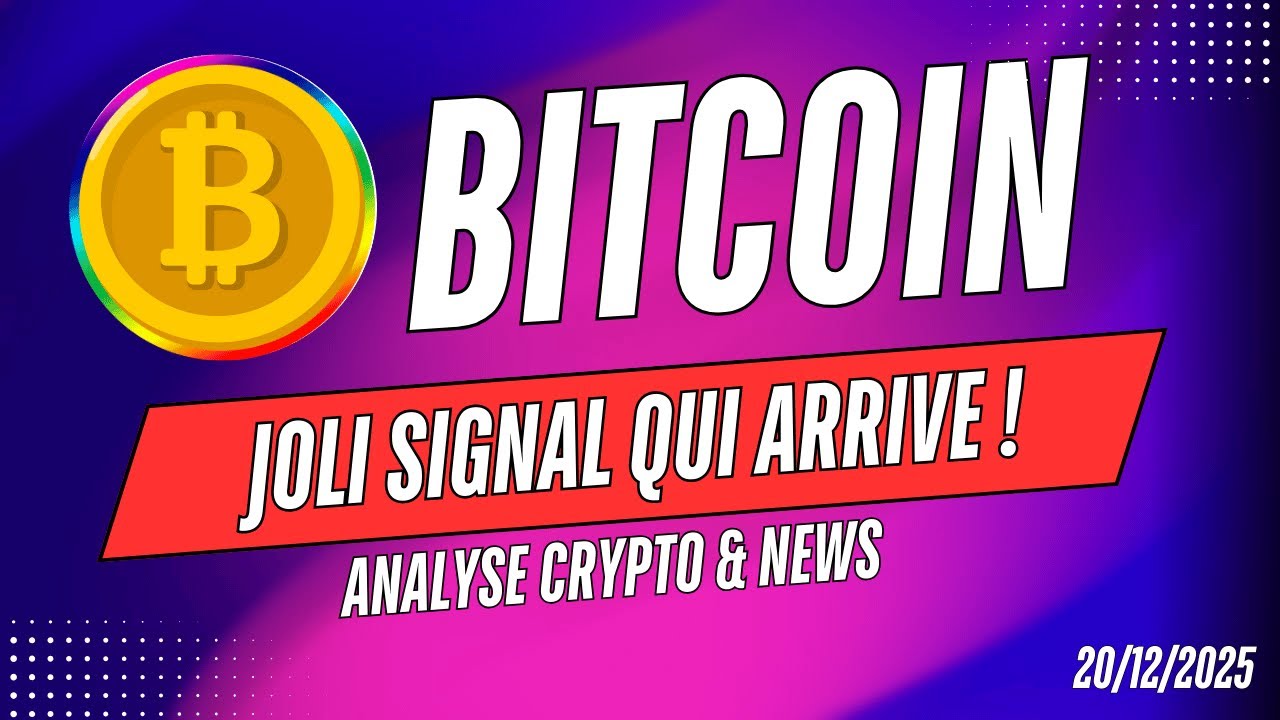 BITCOIN UN JOLI SIGNAL ARRIVE POUR NOEL🔥 ? ANALYSE CRYPTO & NEWS ✅