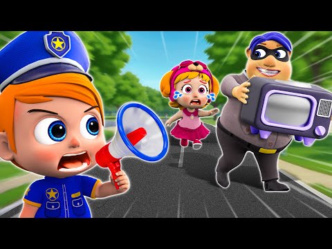 Smart Police vs FAKE Magician 👮✨🧛 | Wheel On The Bus Song | NEW✨ Nursery Rhymes For Kids