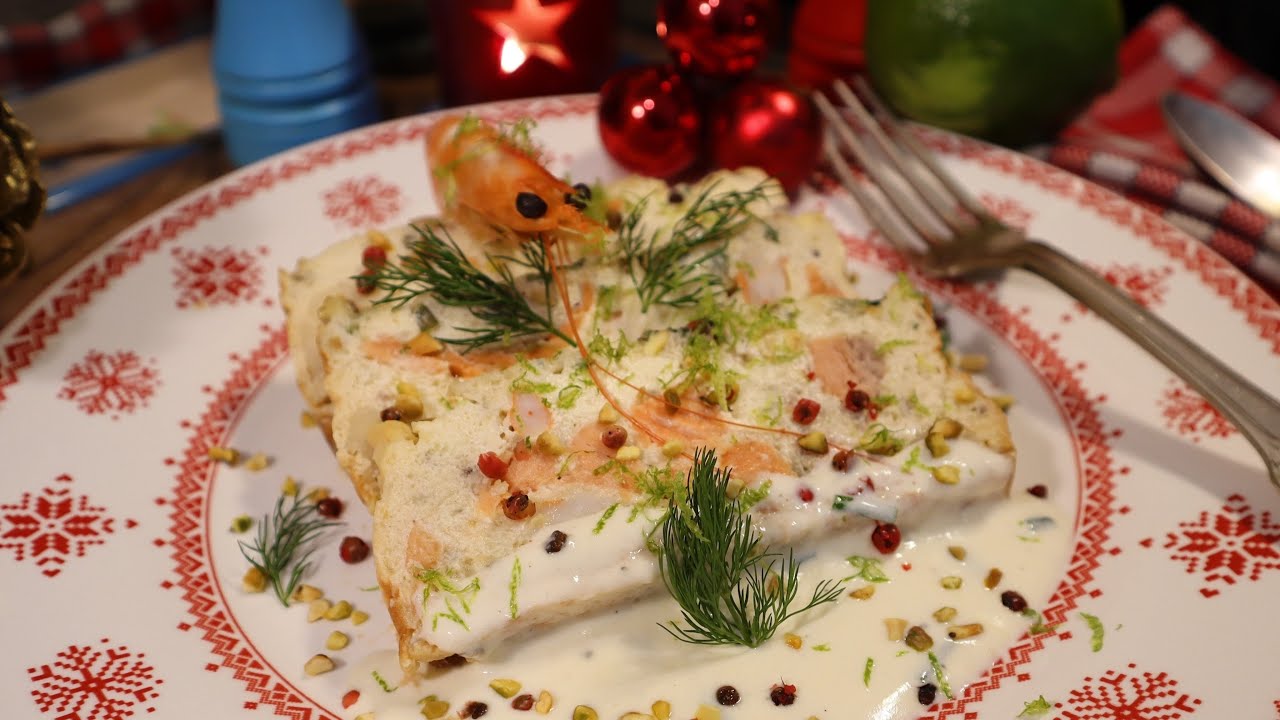 Ma TERRINE DE LA MER SAUCE MOUSSELINE froide, pour les fêtes - Mère Mitraille - Gourmandises TV