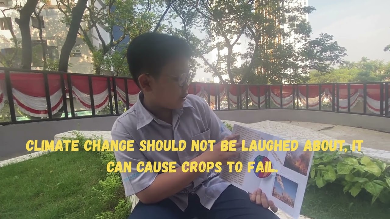 Climate change pop-up book