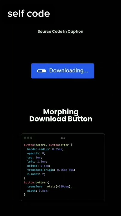 how to make download effect using Html css - YouTube