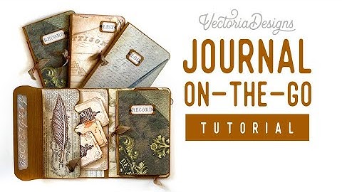 Journal "On-The-Go" Tutorial | Travel Journal | Mini Journals | I