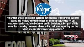 Kroger laying off hundreds of middle managers