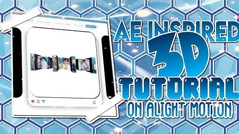 ae inspired 3D transition on alight motion || alight motion tutorials