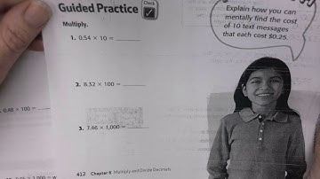 Math 6-6: Multiply Decimals by Powers of Ten
