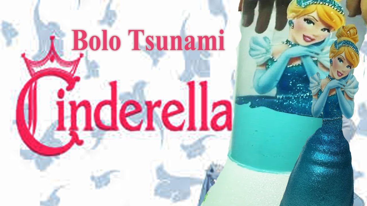 Bolo Tsunami Cinderella -pull Me Up Character Cake - YouTube