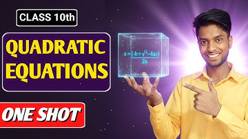 Quadratic Equations ONE SHOT 🔥 | Full Chapter + PYQs +All Important Questions | Pankaj Shah