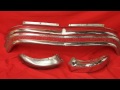 1949 Oldsmobile Hood Bar Eyebrow Fender Trim