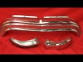 1949 Oldsmobile Hood Bar Eyebrow Fender Trim