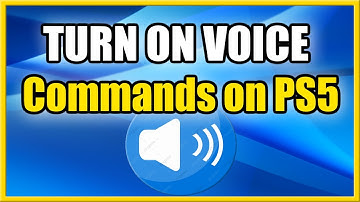 How to TURN ON VOICE Command on PS5 (Fast Method)