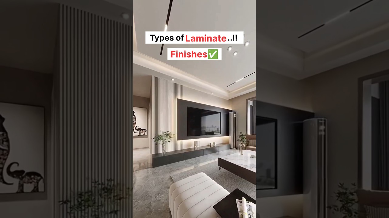 Types of Laminate Finishes. 