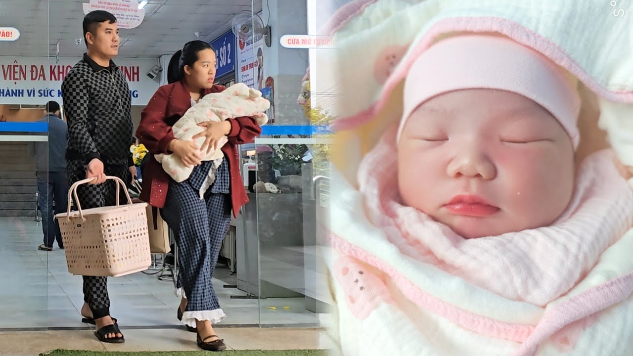 После многих дней лечения желтухи генеральный директор Куонг и Нгок с радостью встречают свою дочь д