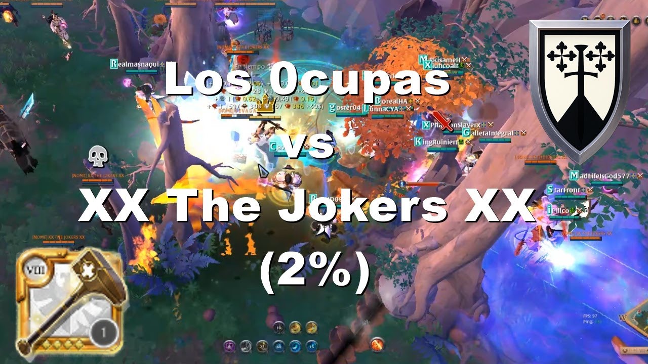 0cupas vs XX The Jokers XX (2%) | POV Caller | Albion Online ZVZ