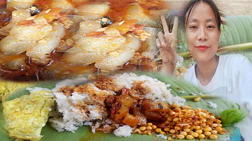 Smoked pork with Fermented soyabean |Cook and eat with me |Farm life |Nagaland 🥰