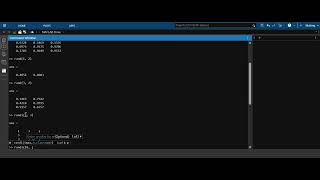 Matrices of random numbers
