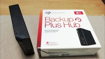 Seagate Backup Plus Hub 8TB Hard Drive - unboxing