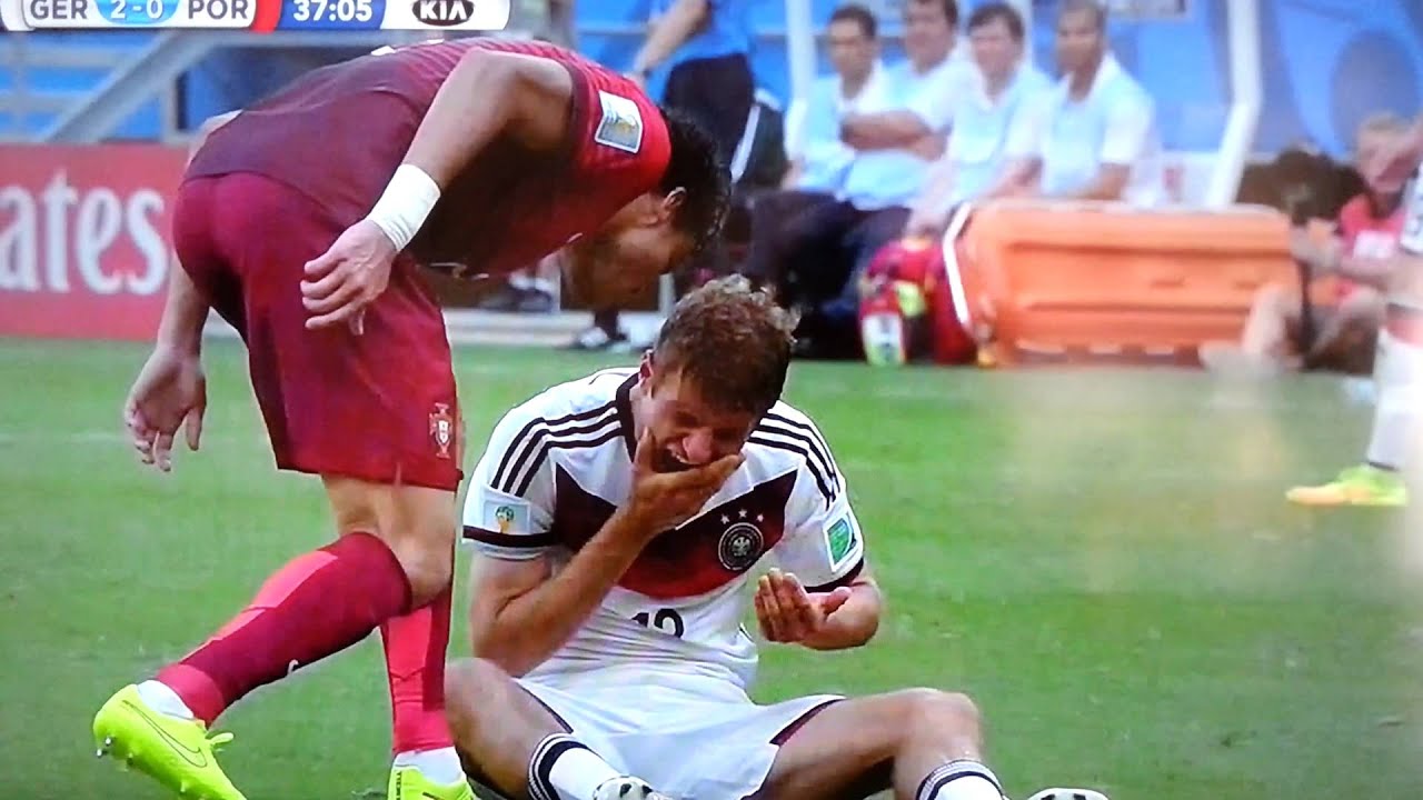 World Cup 2014: Germany vs. Portugal Pepe Red Card