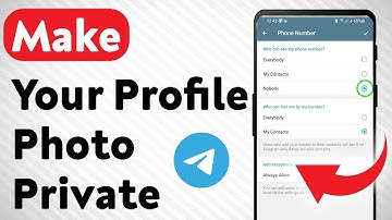 How To Make Your Profile Photo Private On Telegram (Updated)