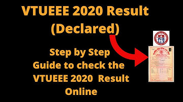 VTUEEE 2020 Phase -II Result (Declared), Merit List – How to check the VTUEEE Check Result Online