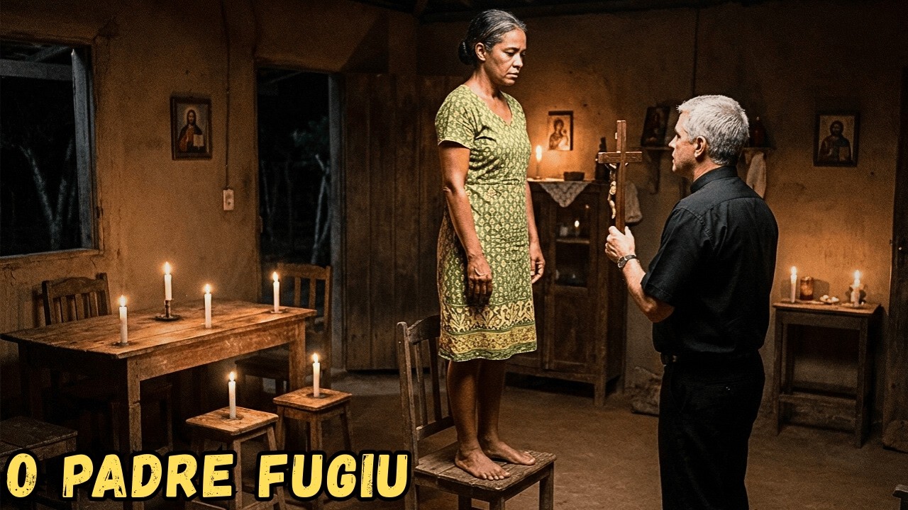 O PADRE FUGIU DO SÍTIO NO MEIO DO EXORCISMO DA MINHA TIA. ELE TRANCOU A GENTE LÁ DENTRO COM ELA