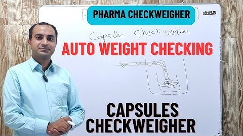 Capsules checkweigher  | Pharmaceutical Checkweigher