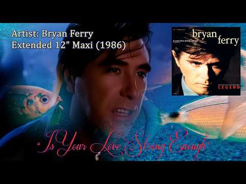 Is Your Love Strong Enough - Bryan Ferry (1986) Extended Version Remastered/4K Video